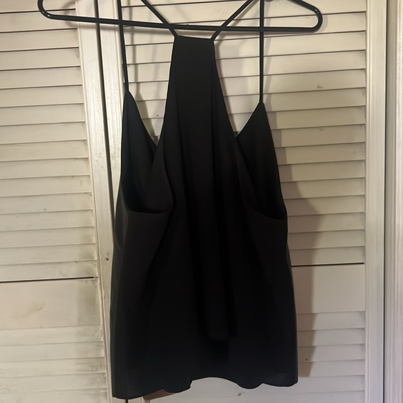 Banana Republic leather top. - Picture 3 of 4